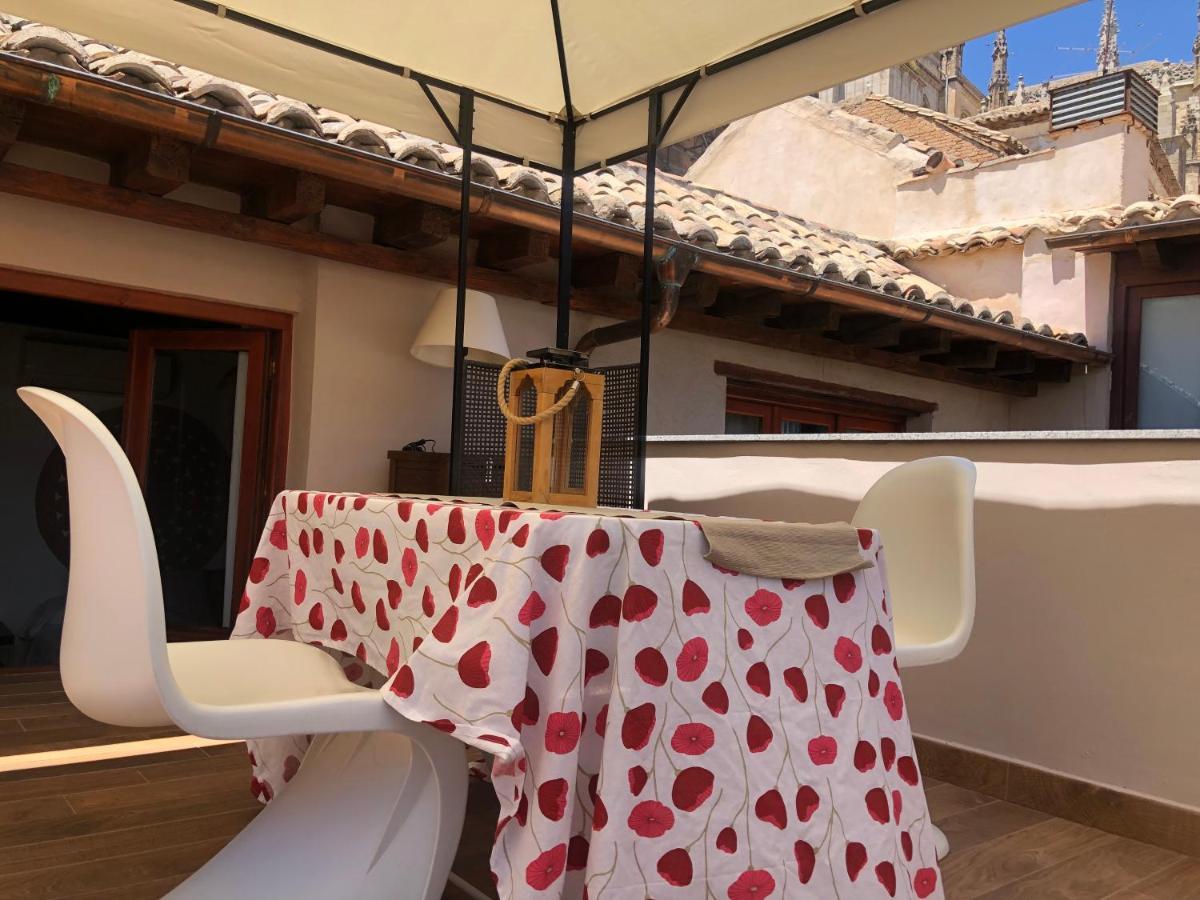 Apartamento Canonigo - Terraza Con Vistas Toledo Buitenkant foto