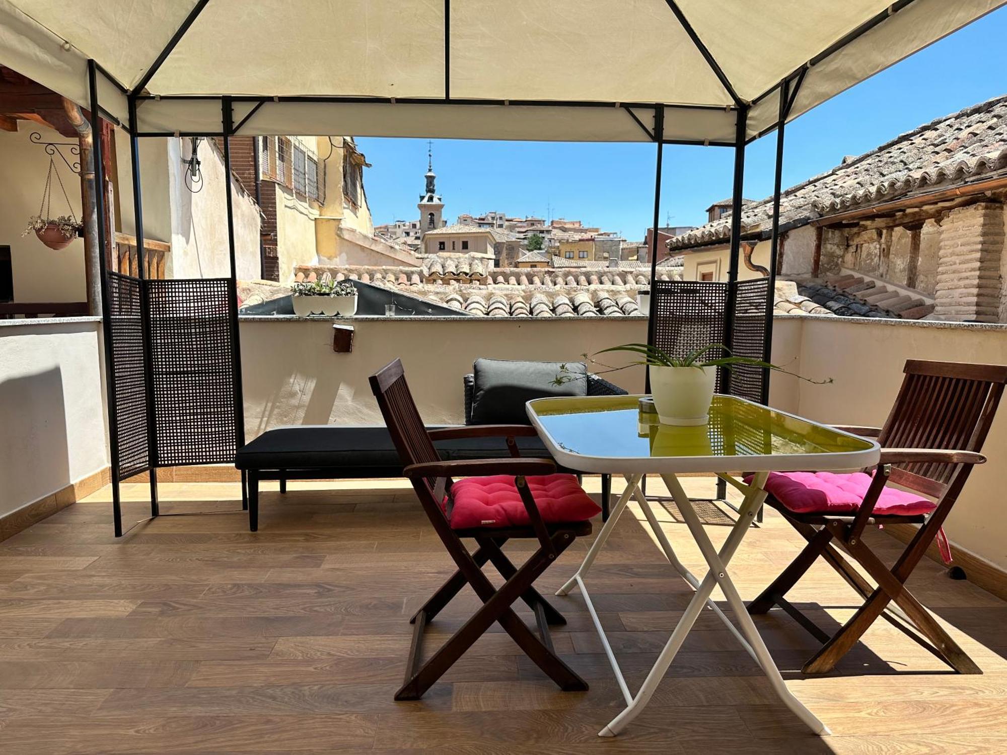 Apartamento Canonigo - Terraza Con Vistas Toledo Buitenkant foto